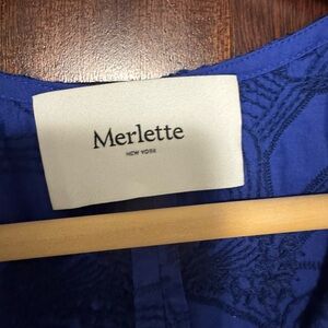 Merlette Chic Blue Midi Dress